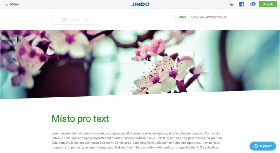 Tvorba webu pomocí nástroje Jimdo (Foto: Jimdo)