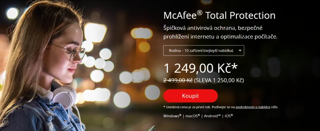 McAfee: Recenze antiviru 2026 (Foto: McAfee)
