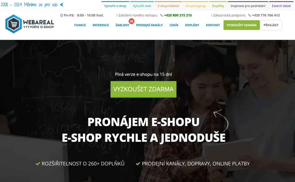 Webareal: Hodnocení a zkušenosti 2026 (Foto: NástrojeProWeb.cz)