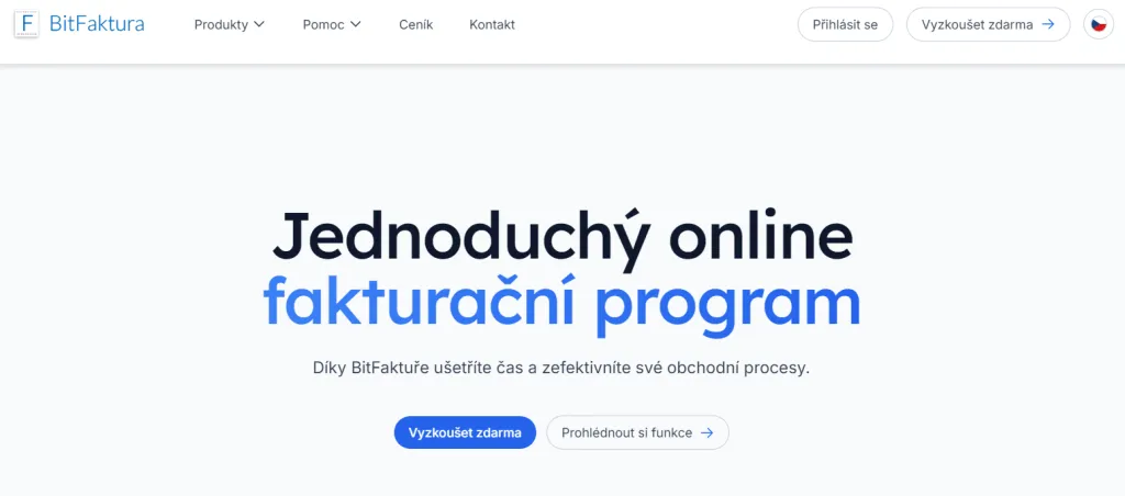 BitFaktura: Recenze a hodnocení 2026 (Foto: NástrojeProWeb.cz)