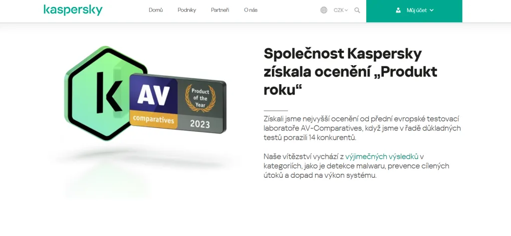 Antivirus Kaspersky: Hodnocení a recenze 2026 (Foto: NástrojeProWeb.cz)