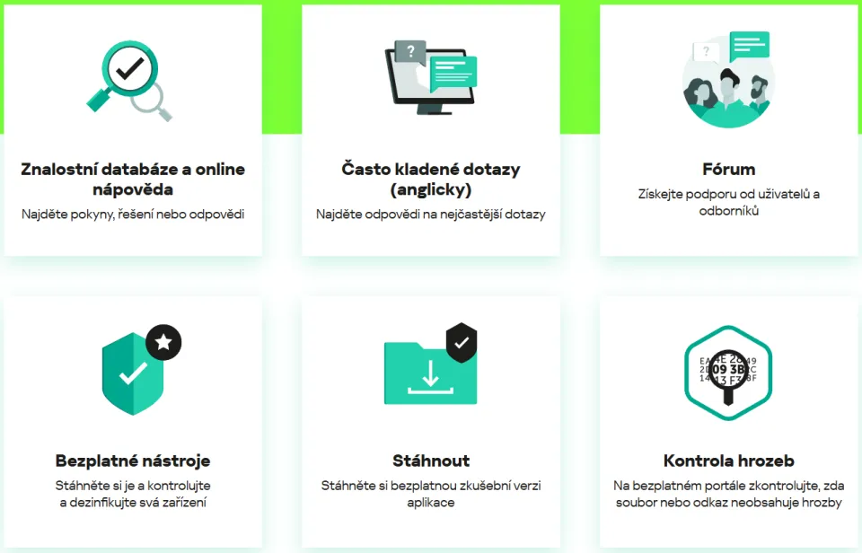 Zákaznická podpora Kaspersky (Foto: NástrojeProWeb)