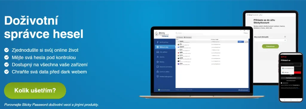 Sticky Password: Recenze a hodnocení 2026 (Foto: StickyPassword)