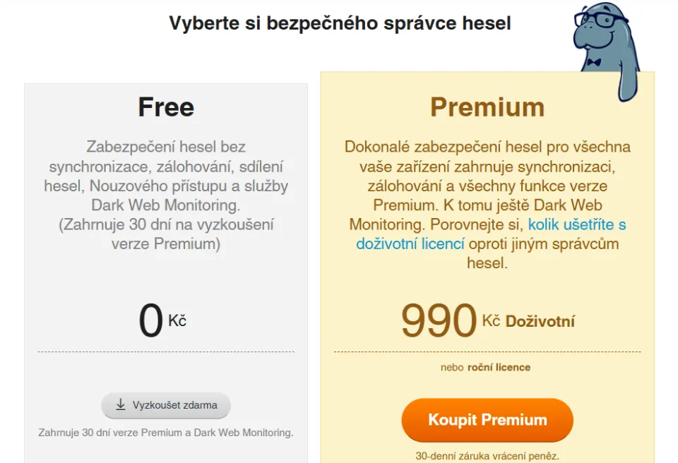 Ceník správce hesel StickyPassword (Foto: StickyPassword)