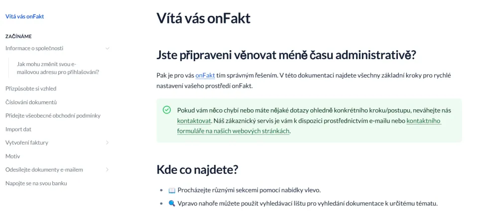 Nápověda onFakt (Foto: NástrojeProWeb)